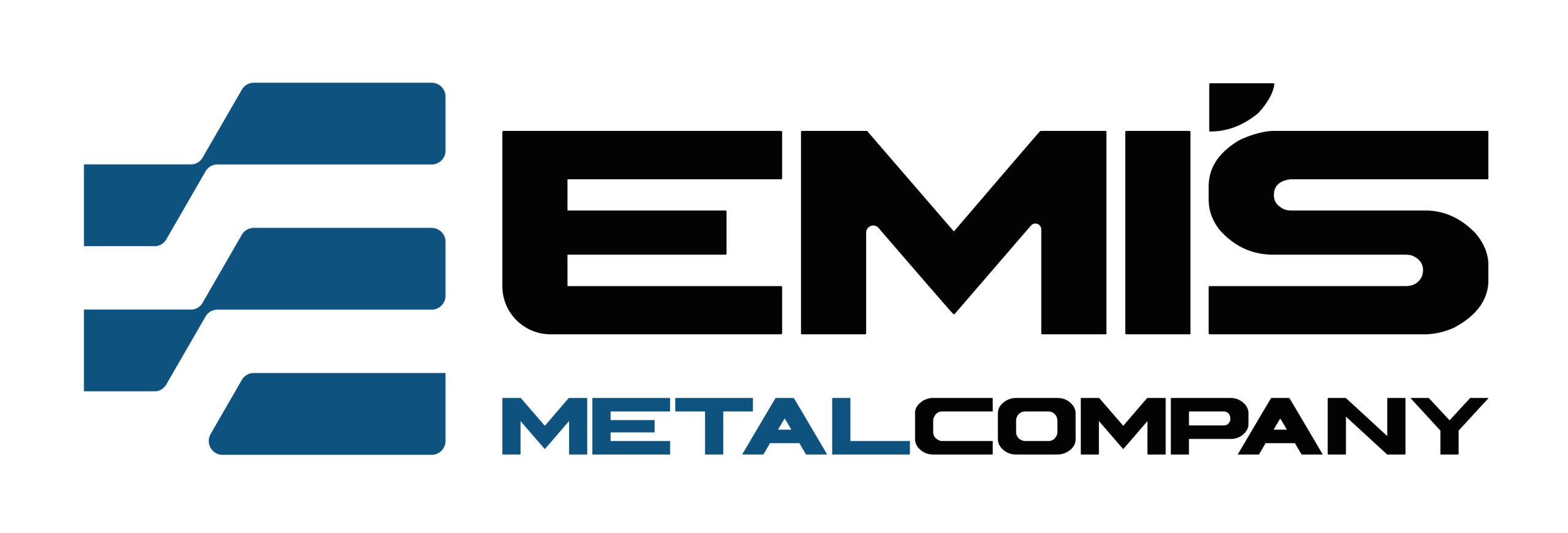 Logotipo EMIs Metal Company - AZUL NEGRO